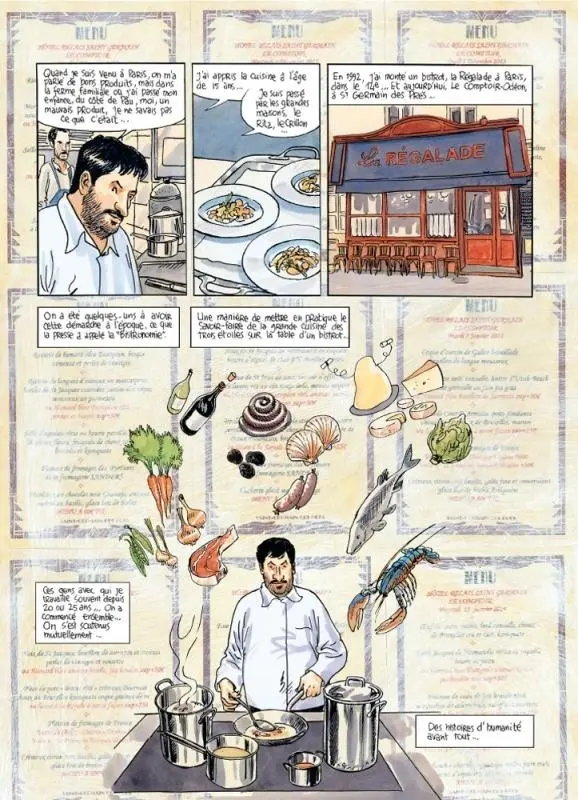 Planche de l'album Frères de terroirs Tome 1 Carnet de croqueurs - Hiver et printemps