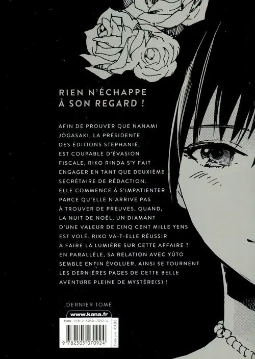 Verso de l'album Q Mysteries 10