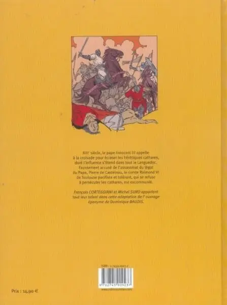 Verso de l'album Raimond le Cathare