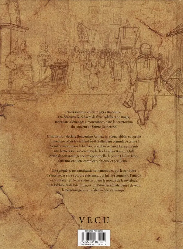 Verso de l'album Ramon Llull La Controverse juive