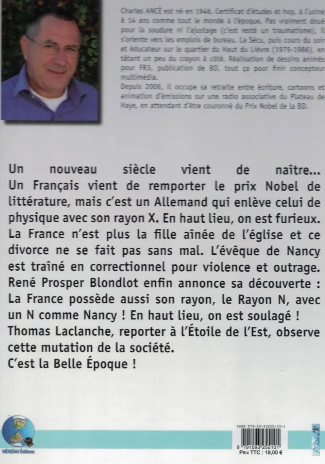 Verso de l'album Le Rayon N