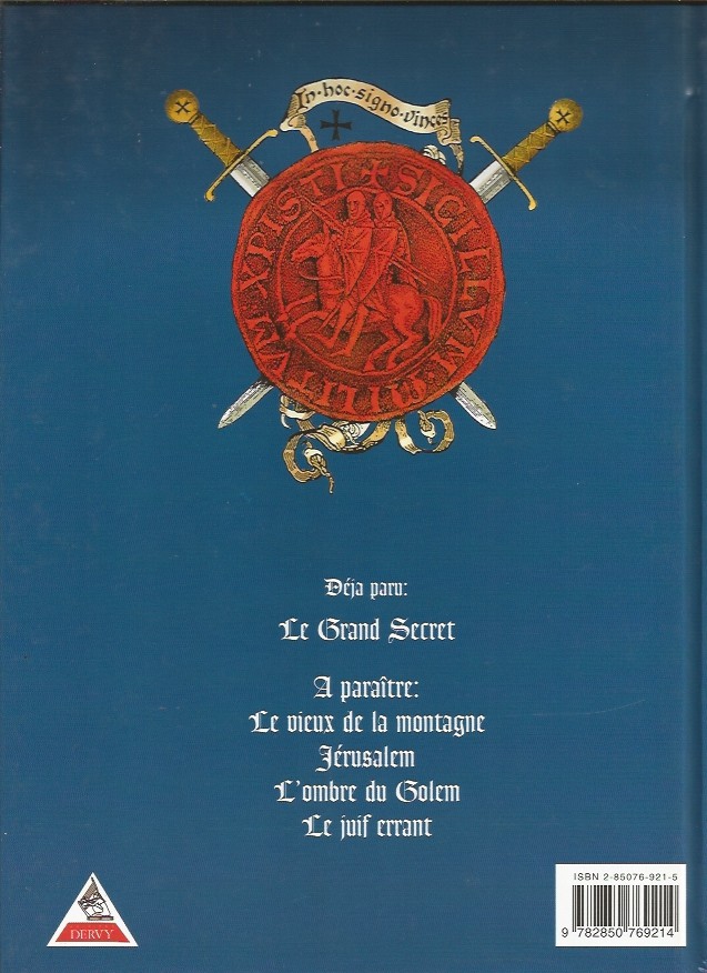 Verso de l'album Le Templier de Notre-Dame Tome 4 Croisade contre les Cathares