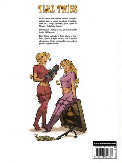 Verso de l'album Time Twins Tome 1 15/02/29