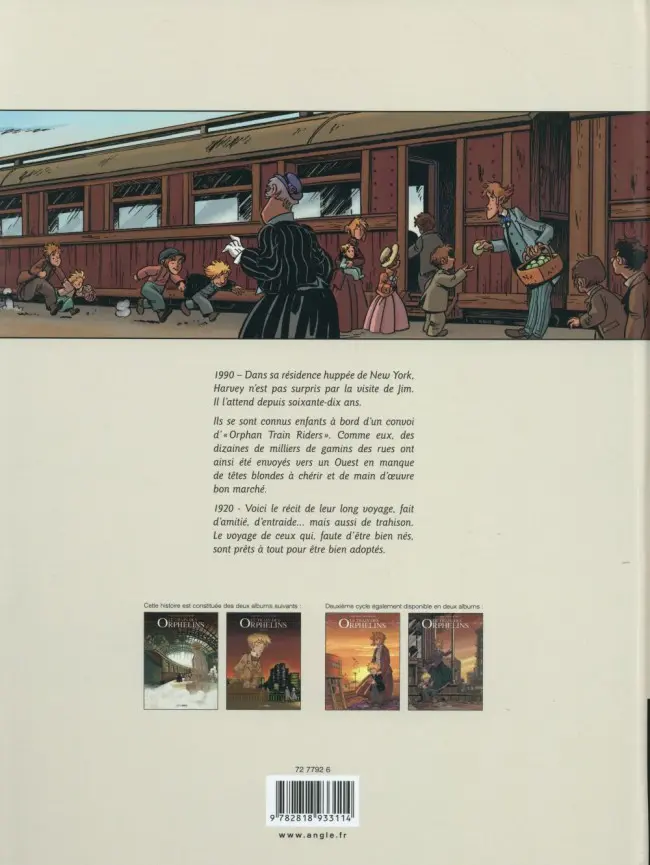 Verso de l'album Le Train des Orphelins Histoire complète Volume 1