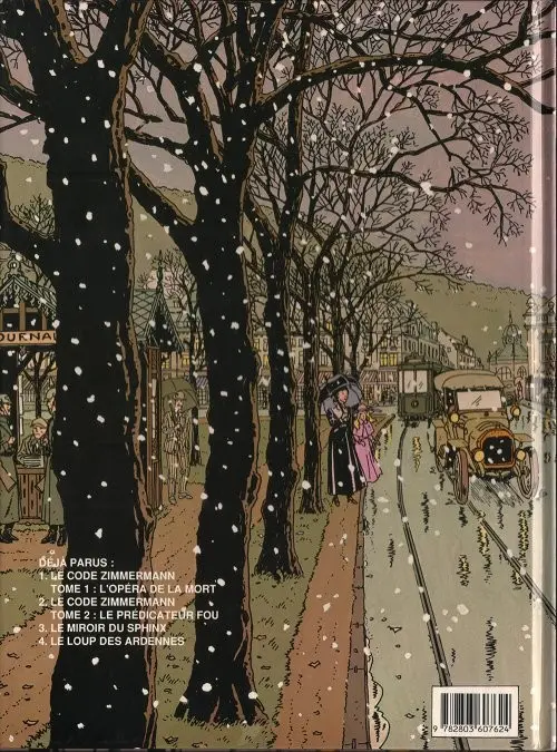 Verso de l'album Victor Sackville Tome 4 Le loup des Ardennes