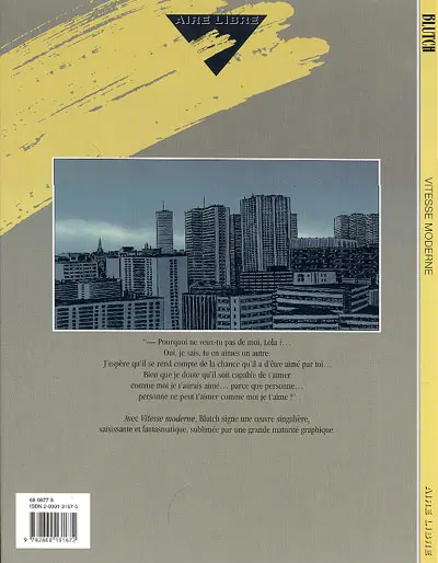Verso de l'album Vitesse moderne