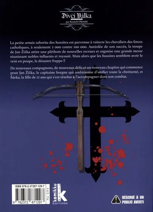 Verso de l'album Dívčí Válka - La guerre des pucelles 3
