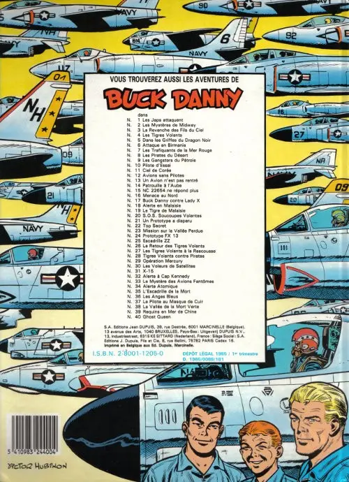 Verso de l'album Buck Danny Tome 9 Les gangsters du pétrole