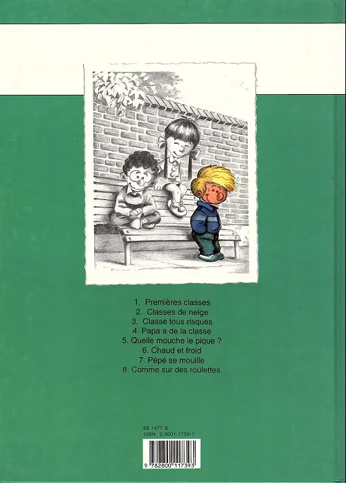 Verso de l'album Cédric Tome 3 Classe tous risques