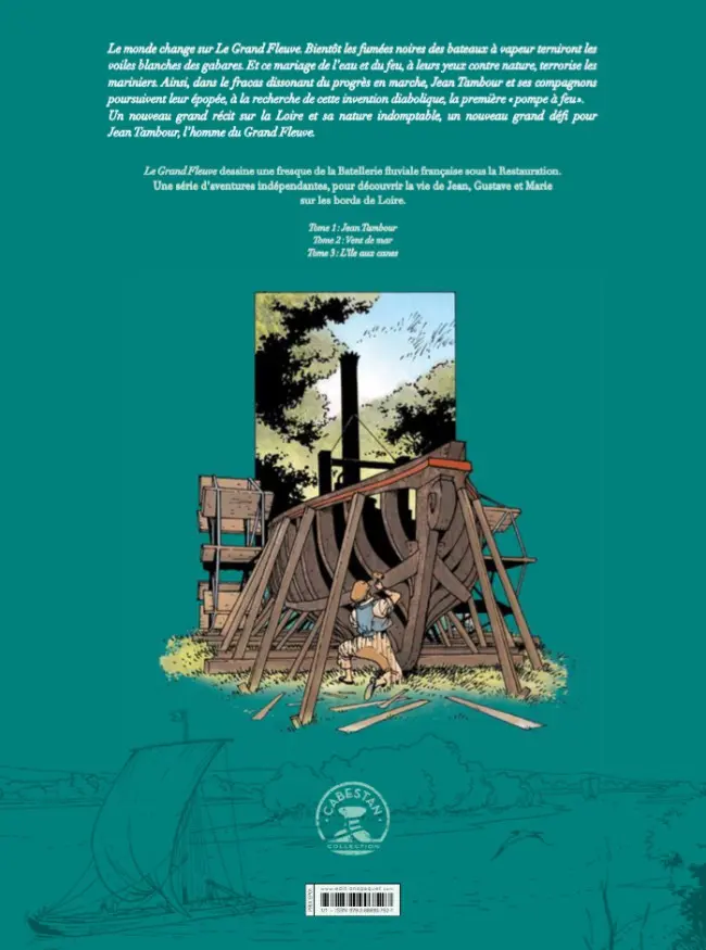 Verso de l'album Le Grand fleuve Tome 3 L'île aux canes