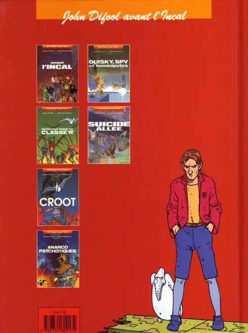 Verso de l'album Avant l'Incal Tome 3 Croot