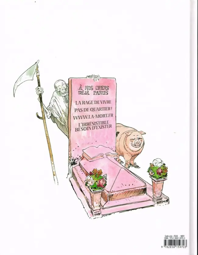 Verso de l'album Les Aventures de la Mort et de Lao-Tseu Tome 4 L'irrésistible besoin d'exister