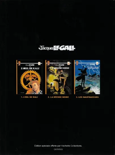 Verso de l'album Jacques Le Gall Tome 1 L'Œil de Kali