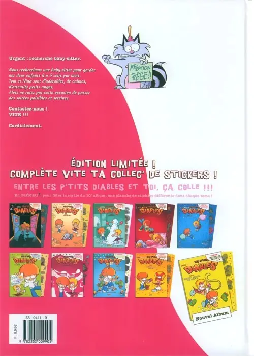 Verso de l'album Les P'tits diables Tome 7 De vrais p'tits anges !