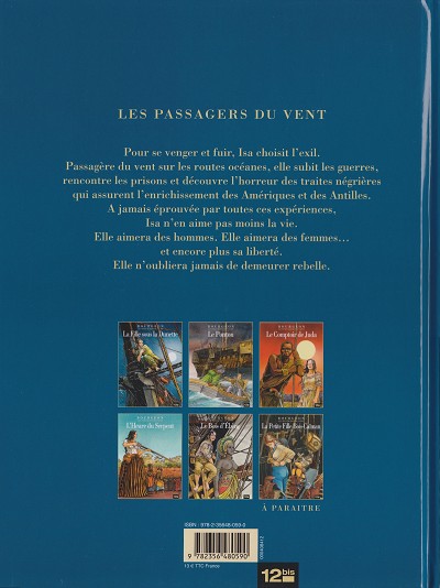 Verso de l'album Les Passagers du vent Tome 5 Le Bois d'Ébène