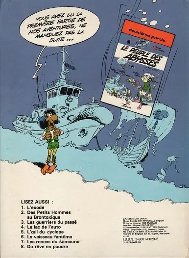 Verso de l'album Les Petits hommes Tome 9 Le triangle du diable