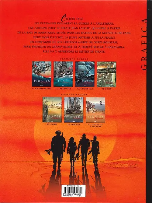 Verso de l'album Les Pirates de Barataria Tome 2 Carthagène