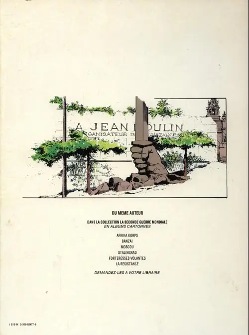 Verso de l'album La Seconde guerre mondiale - Histoire B.D. Tome 4 La Résitance