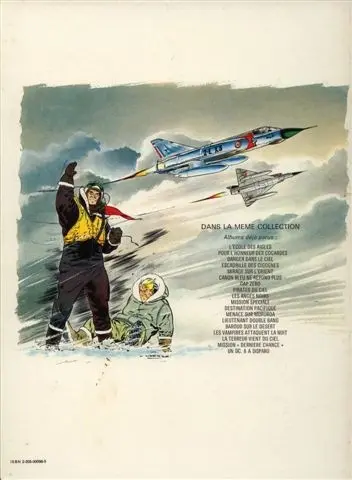 Verso de l'album Tanguy et Laverdure Tome 2 Pour l'honneur des cocardes
