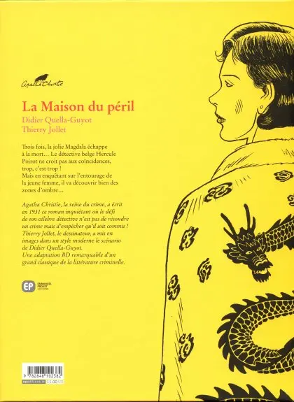Verso de l'album Agatha Christie Tome 19 La maison du péril