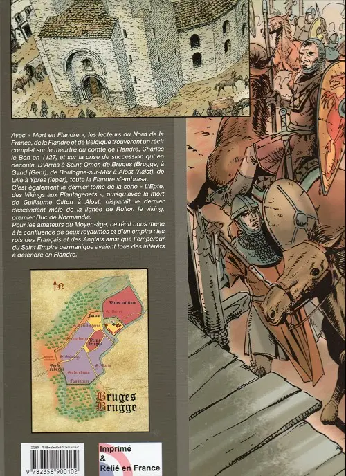 Verso de l'album L'Epte, des vikings aux Plantagenets Tome 5 Mort en Flandre