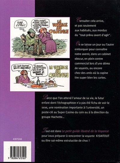 Verso de l'album Le Petit Guide humoristique ... Le Petit Guide illustré de la Voyance