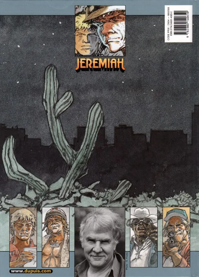 Verso de l'album Jeremiah Tome 28 Esra va très bien