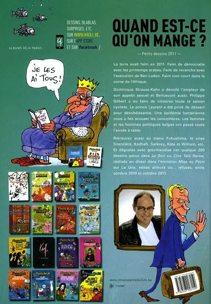 Verso de l'album Petits dessins Tome 17 Quand est-ce qu'on mange ?