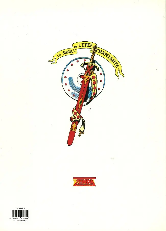 Verso de l'album Prince Valiant Zenda Tome 15 (1965-1967) Le royaume de Camelot