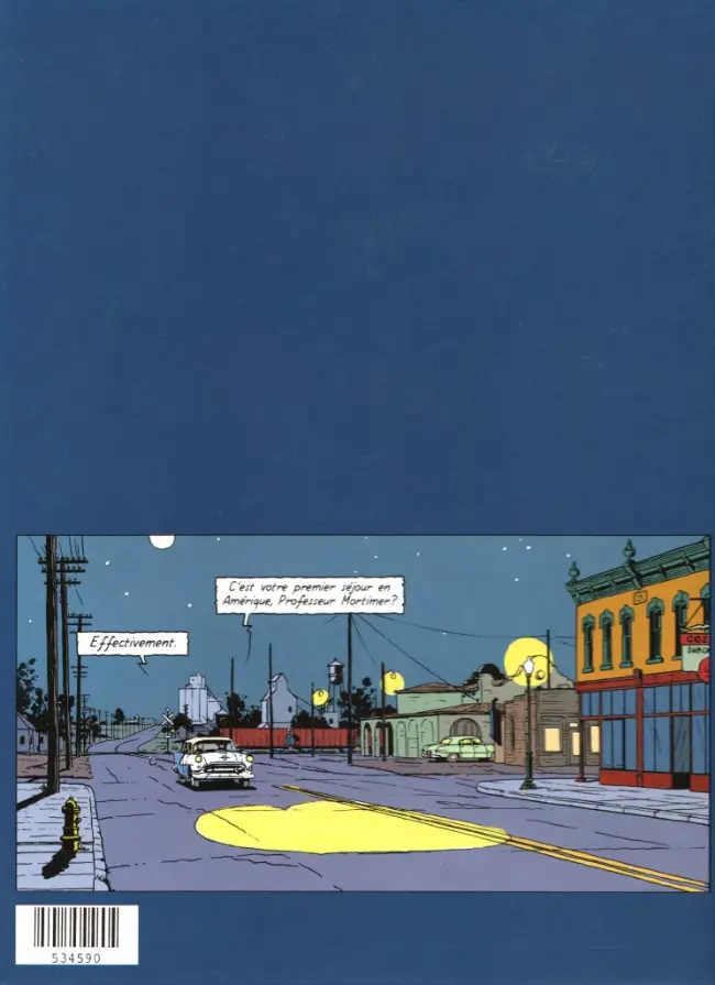 Verso de l'album Blake et Mortimer Tome 15 L'étrange rendez-vous