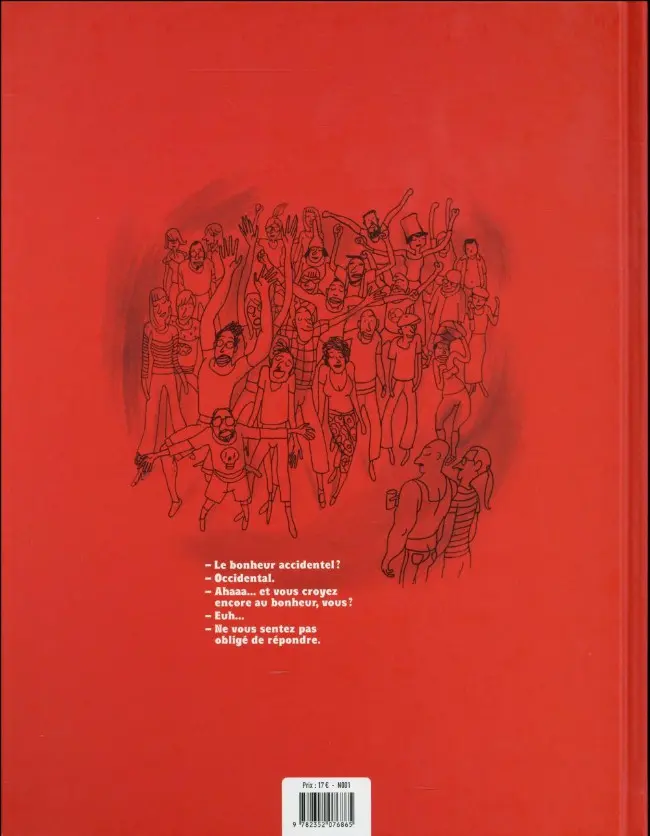 Verso de l'album Le bonheur occidental