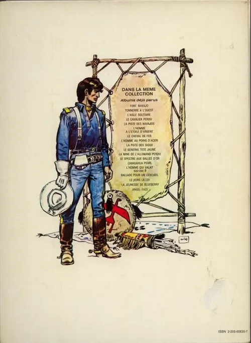 Verso de l'album Blueberry Tome 16 Le hors la loi