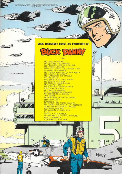 Verso de l'album Buck Danny Tome 34 Alerte atomique
