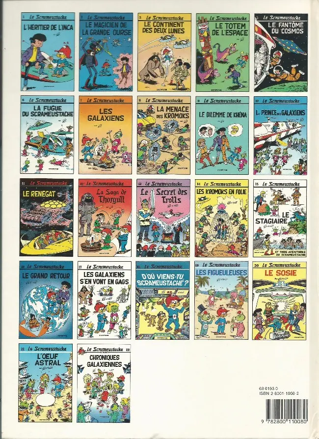 Verso de l'album Le Scrameustache Tome 12 La saga de Thorgull