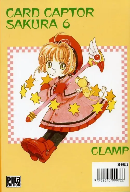 Verso de l'album Card Captor Sakura 6