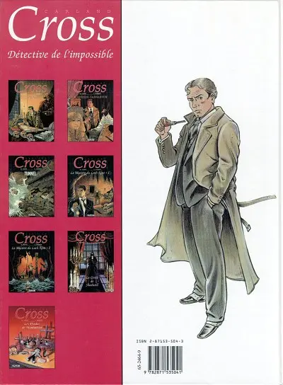 Verso de l'album Carland Cross Tome 7 Les pendus de Manhattan
