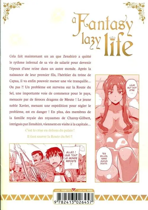 Verso de l'album A Fantasy lazy life 4