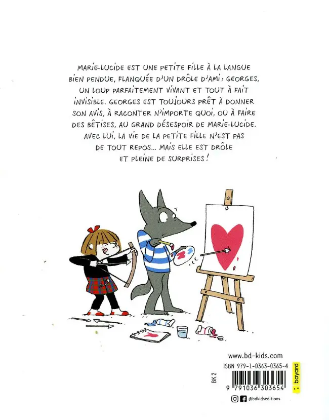 Verso de l'album Marie-Lucide & Georges Tome 1 Amour vache
