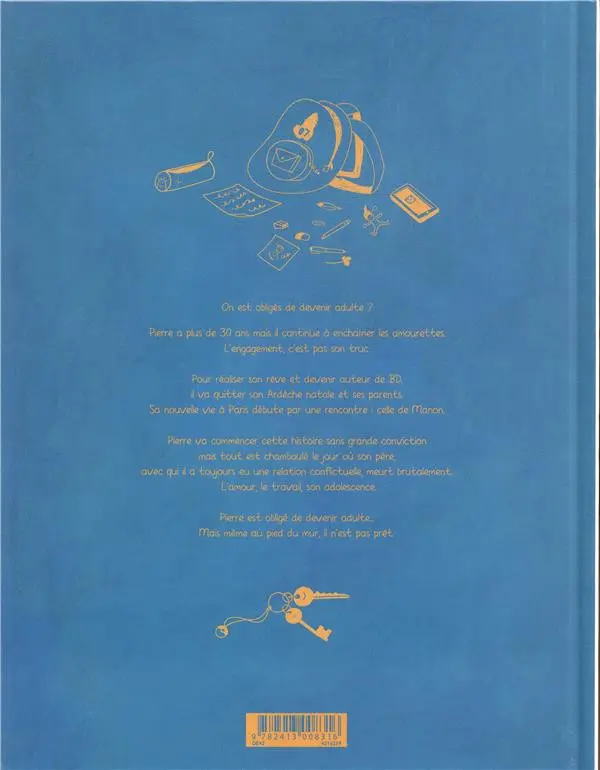 Verso de l'album L'Âge de pierre