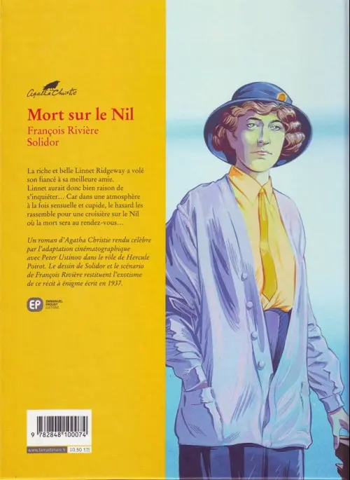 Verso de l'album Agatha Christie Tome 2 Mort sur le nil