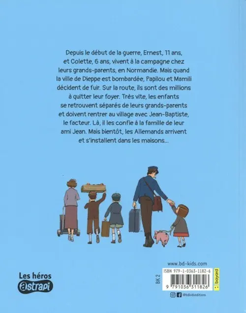 Verso de l'album Les grandes Grandes Vacances Tome 2 Le secret