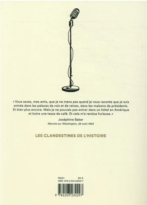 Verso de l'album Joséphine Baker