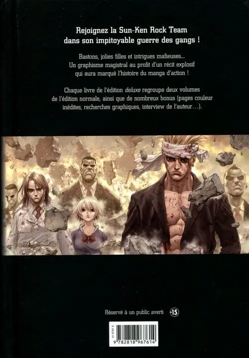 Verso de l'album Sun-Ken Rock Édition Deluxe Livre 4
