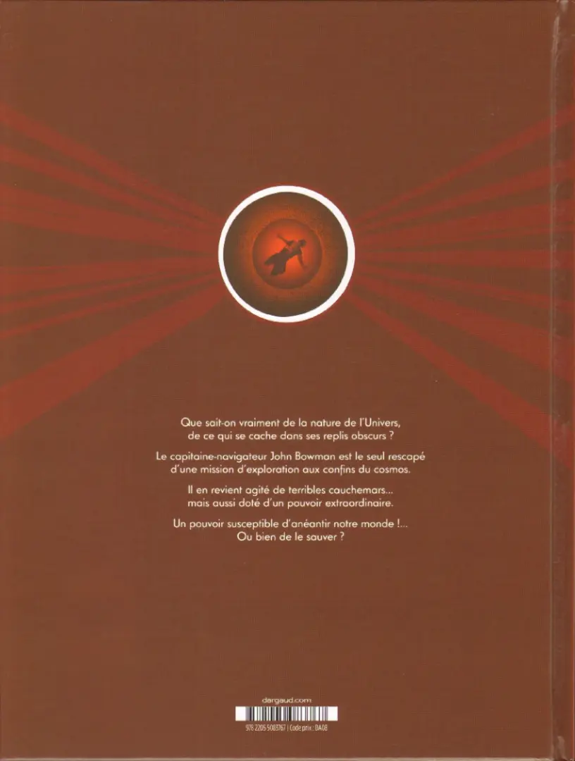 Verso de l'album L'homme qui inventait le monde