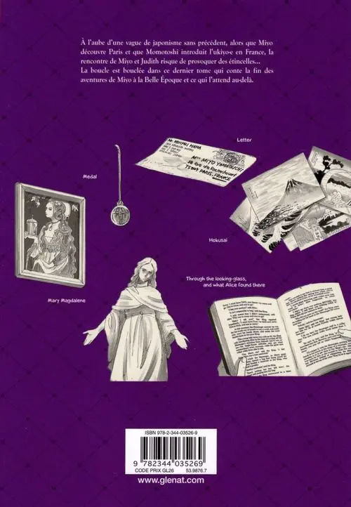 Verso de l'album La lanterne de Nyx 6
