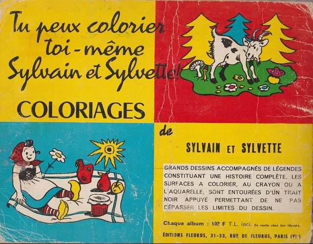 Verso de l'album Sylvain et Sylvette Tome 21 La chaumière libérée