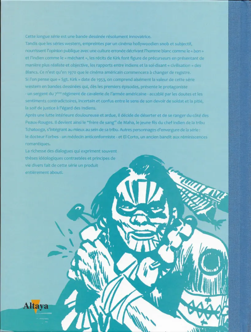 Verso de l'album Tout Pratt Tome 53 Sergent Kirk 3