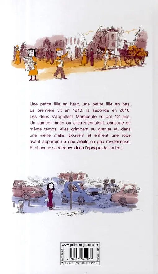 Verso de l'album Le temps des Marguerite