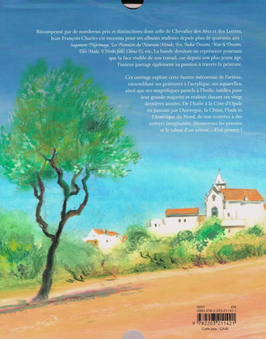 Verso de l'album J.-F. Charles - Artbook