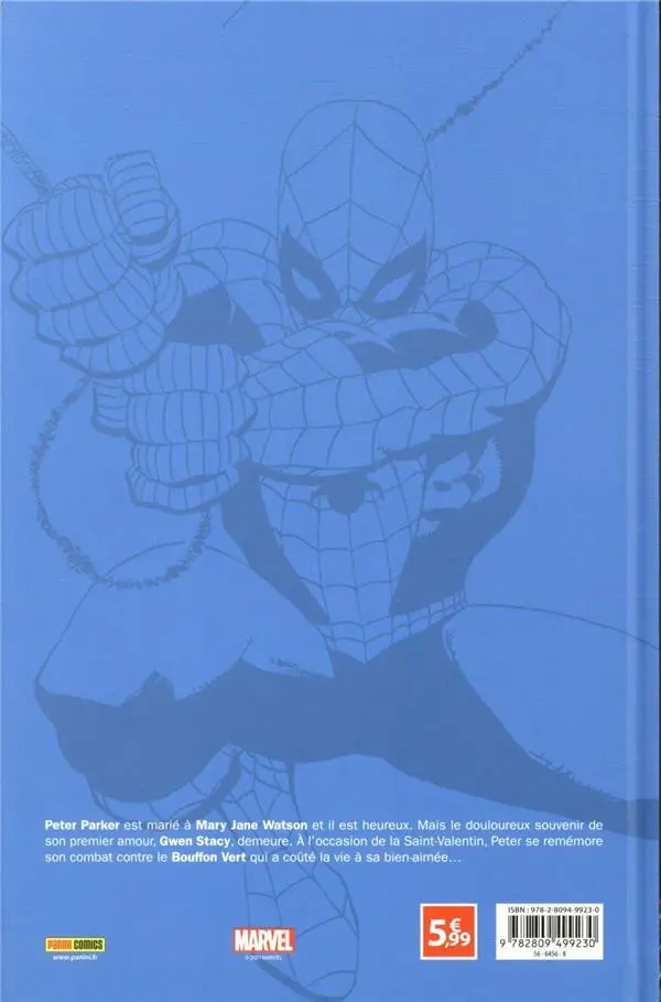 Verso de l'album Le printemps des comics Tome 1 Spider-man - Bleu
